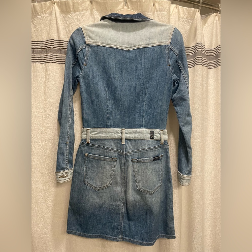 Denim dress from 7 for all man kind size XS